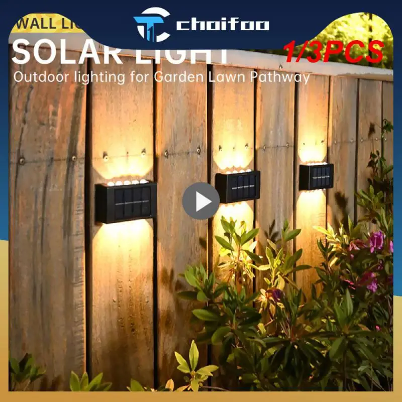 

1/3PCS Solar Light Waterproof Solar Led Light Outdoor Sunlight Lamp for Garden Street Landscape Balcony Decor Solar Wall Lamp