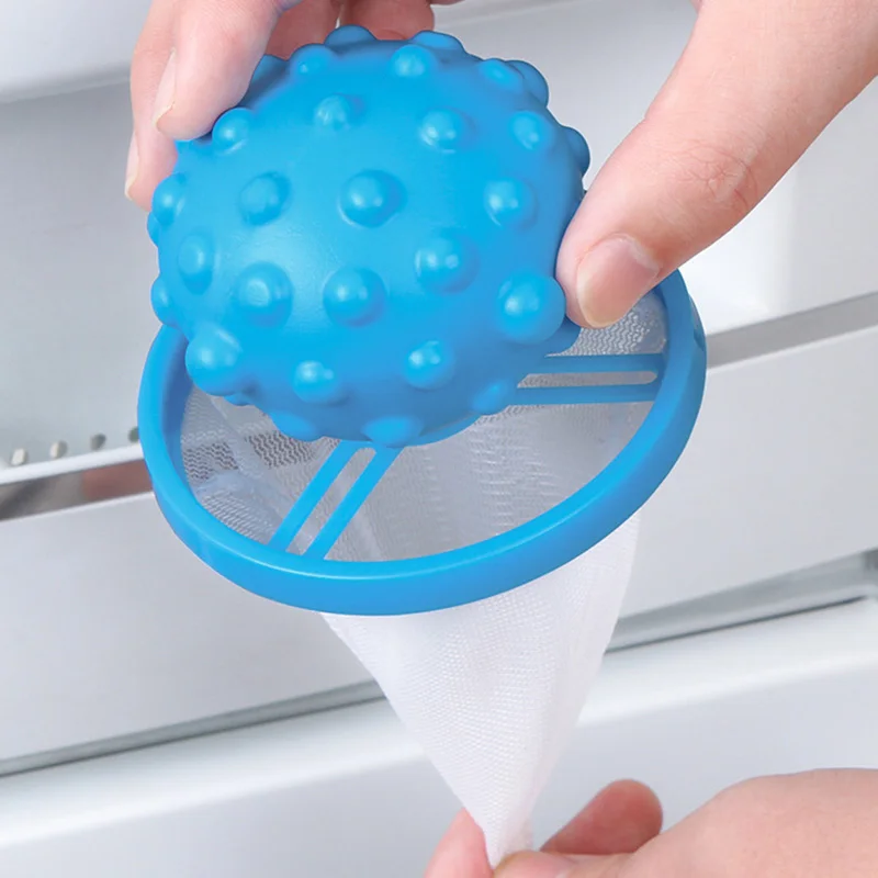 

Reusable Hair Lint Catcher Removal Net Bag Washing Machine Float Filter Collector Washing Protector Cleaning Laundry Ball