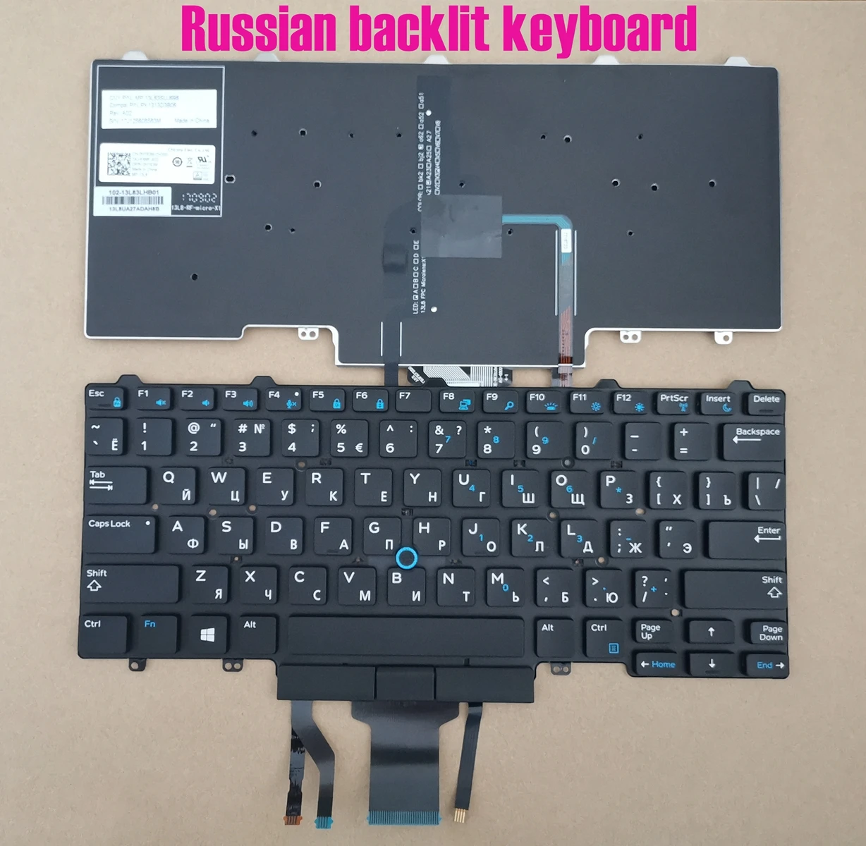 Русская клавиатура с подсветкой для Dell E5450 E7450 E5470 E7470 E5490 E7490 0NY63M | Компьютеры и офис