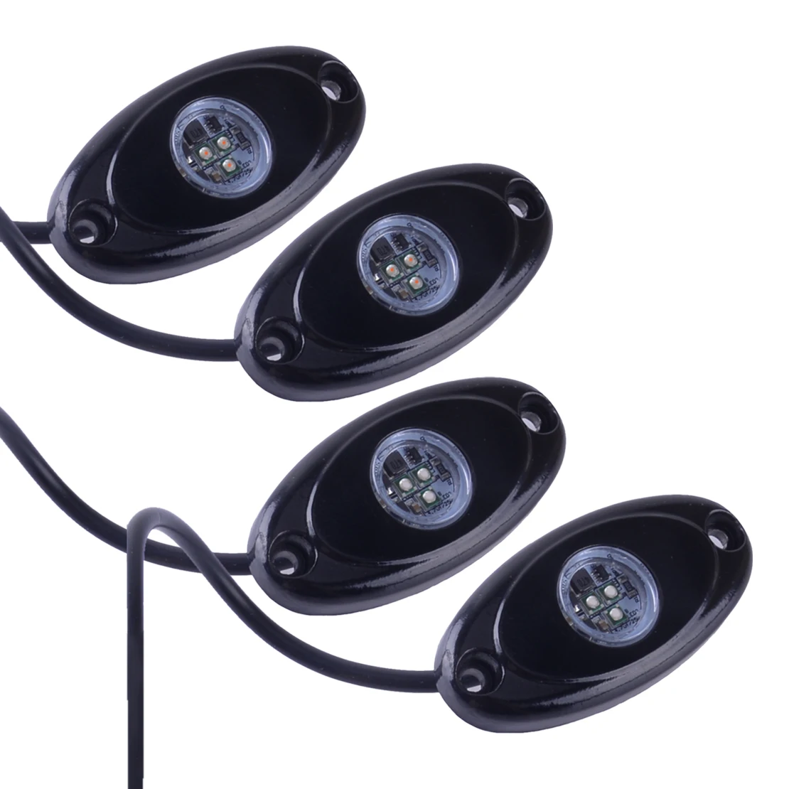 

4 шт. красный и зеленый лук светодиодный навигационный фонарь задняя подсветка Бортовая лампа 9-30 в 9 Вт IP67 Водонепроницаемый для морской лодки Каяка