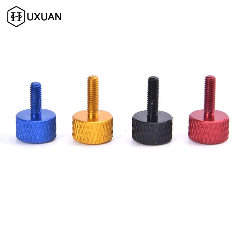 

10 шт., алюминиевые Винты M3 с накатанной головкой