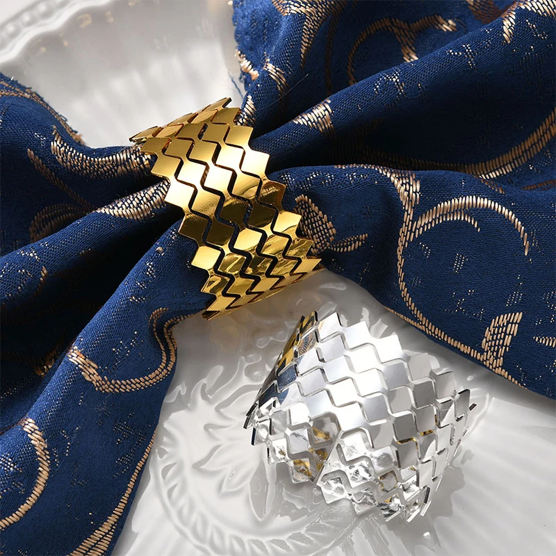 

Metal Napkin Rings Elegant Gold Napkin Rings Decor for Special Occasions Such as Valentine Easter Mothers Day Thanksgiving