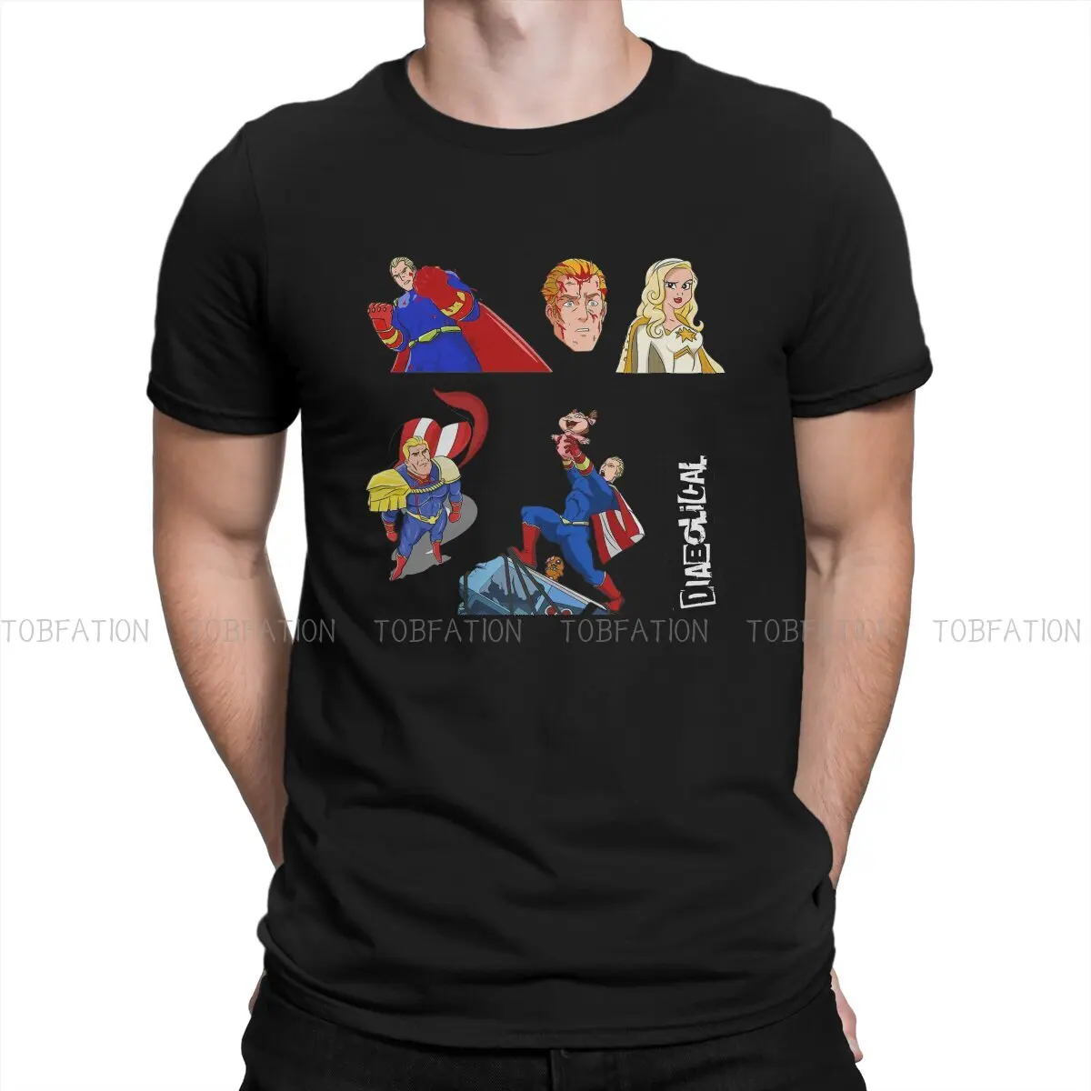 

The Boys TV Show TV Play T Shirt Harajuku Punk High Quality Tshirt Loose O-Neck Short Sleeve
