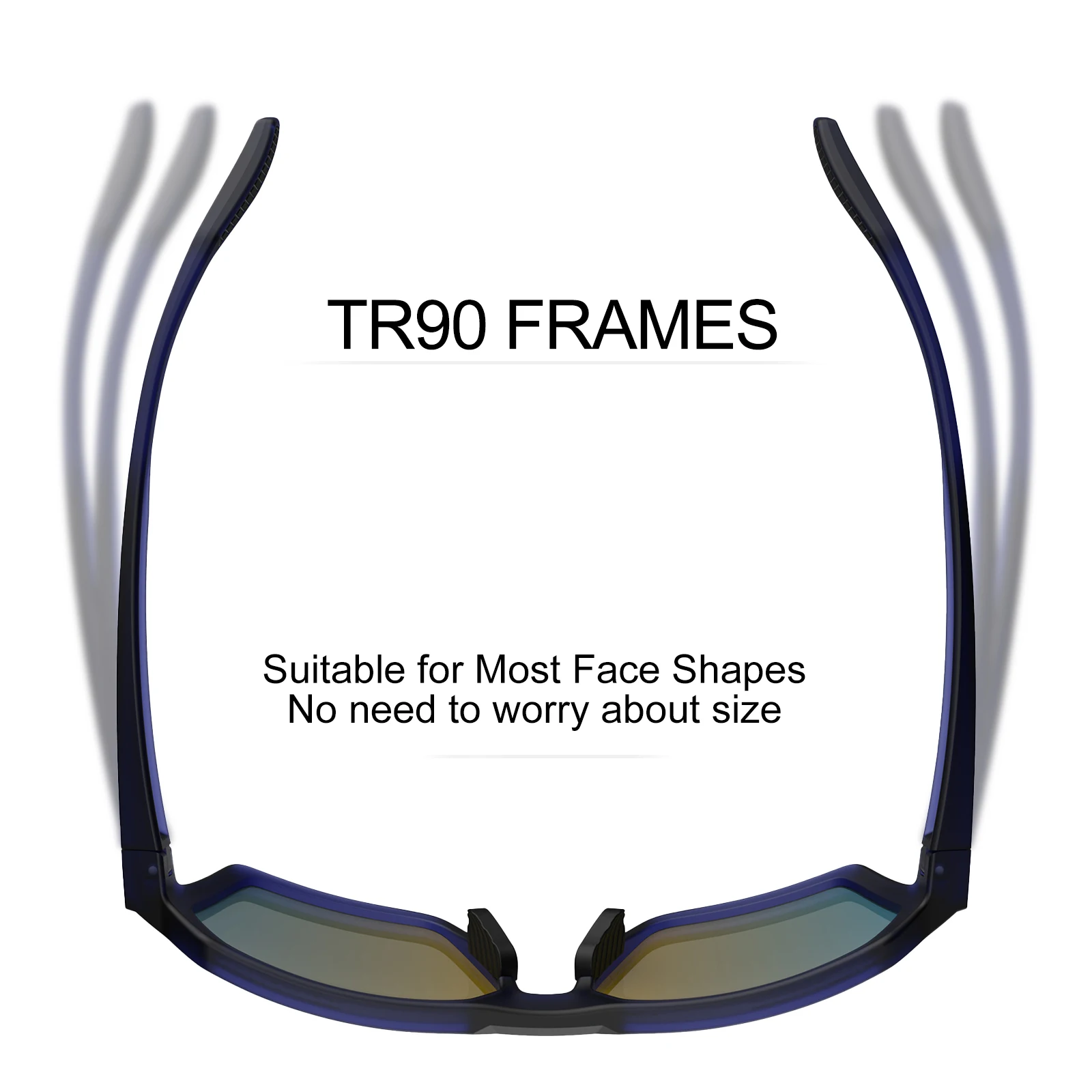 Мужские поляризованные солнцезащитные очки UV400 для вождения и езды на рыбалке с