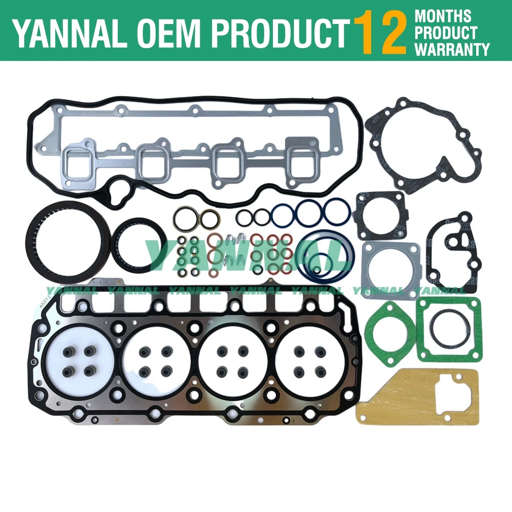 Комплект ремонтных прокладок 4TNV98T 4TNV98 S4D98E-2NFN для двигателя Yanmar Komatsu SK1020