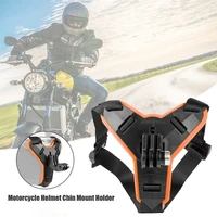 motorcycle helmet chin stand mount holder for gopro hero 567 action sports camera full face holder motorcycle camera accessory