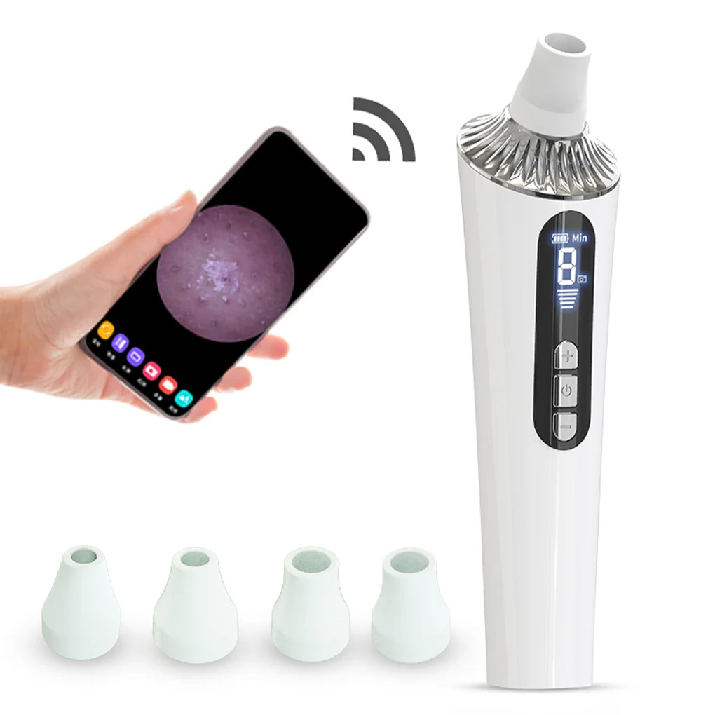 

USB Rechargeable Blackhead Vacuum Remover Pore Extractor Skin Care Tool