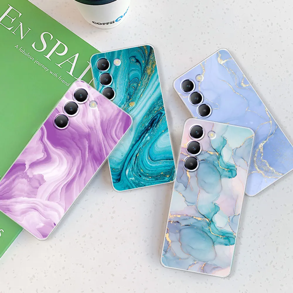 Противоударный прозрачный мягкий силиконовый чехол для Vivo V30 SE /Vivo V40