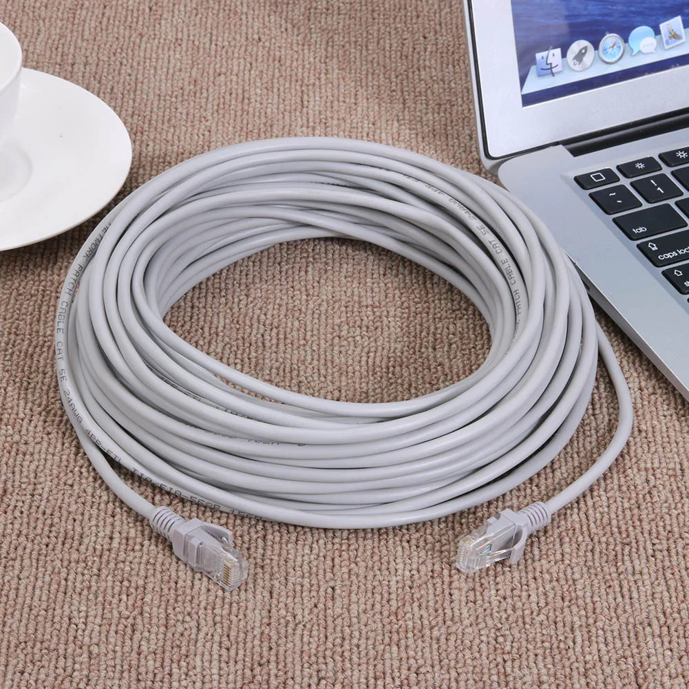 

Ethernet Cable High Speed 5m/10m/15m/20m/30m Cat5e RJ45 Network LAN Cable Patch Cord for Computer Router Laptop Cable Ethernet