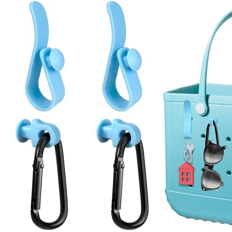 

4 шт., большой крючок, аксессуары для сумки Bogg, пляжная корзина для хранения Eva, держатель для ключей, женская сумка-тоут, вставки, крючки, органайзер для сумки Bogg