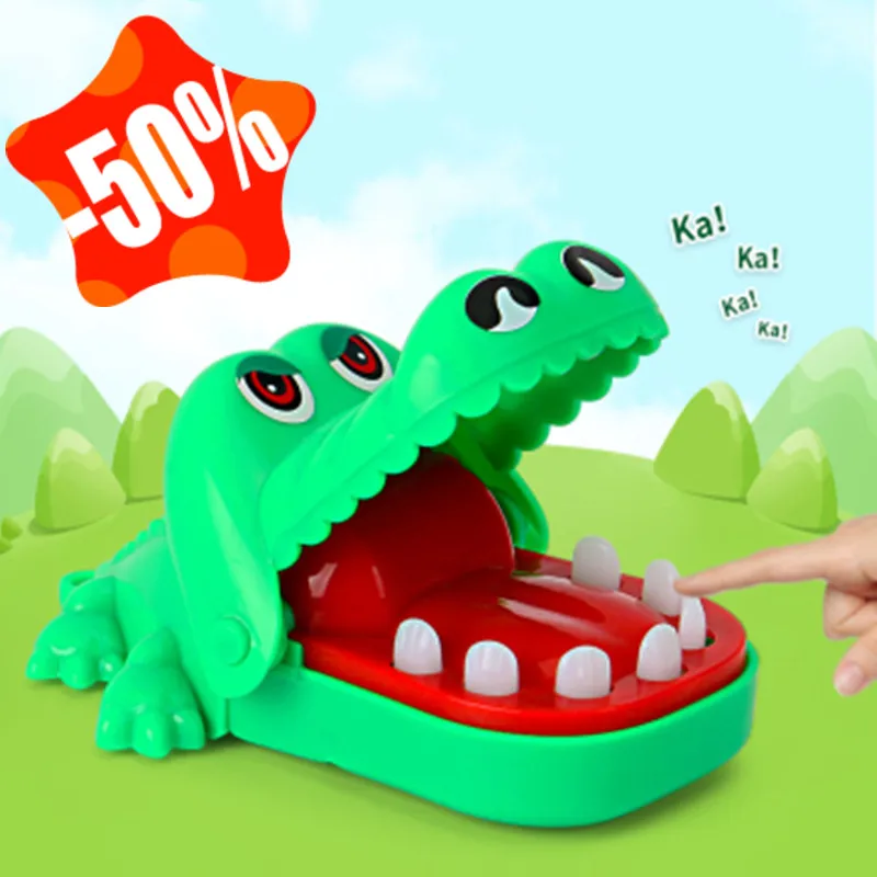

Игрушка крокодил, кусающая вручную, маленький размер, игрушка для декомпрессии пальцев, смешная игрушка для детей и родителей