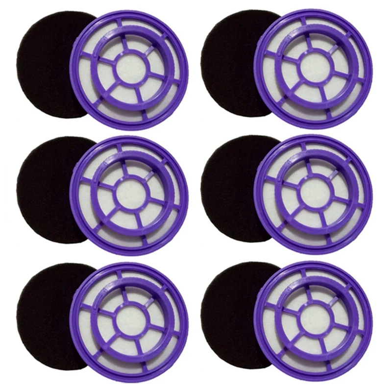 

Vacuum Cleaner Accessories HEPA Filter Applicable For PUPPYOO D-526 WP526 Vacuum Cleaner Spare Parts, 6PCS