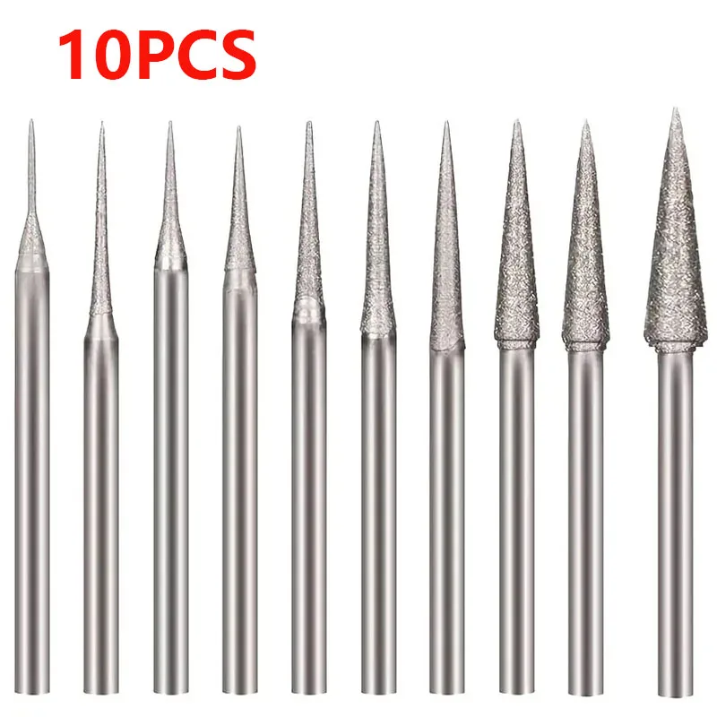 

Насадки для полировки камня, алмазные, 10 шт.