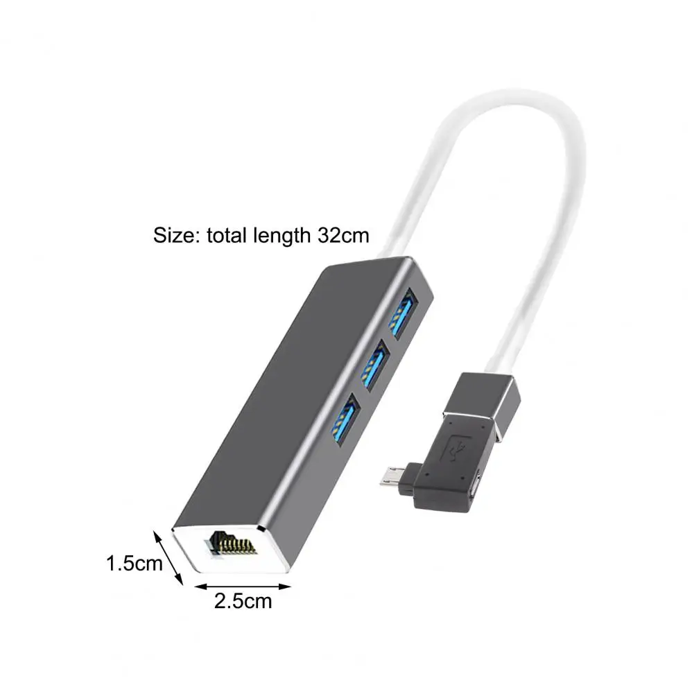 

Удобный Высокоскоростной Ethernet-адаптер с Micro USB на RJ45