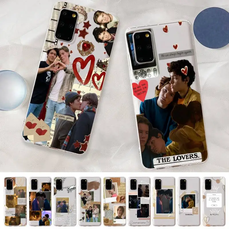 

Young Royals Simon and Wilhelm Phone Case for Samsung S20 S10 lite S21 plus for Redmi Note8 9pro for Huawei P20 Clear Case