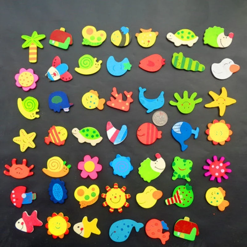 

12PC Colorful Animal Cartoon Fridge Stickers Home Decoration Magnets For The Refrigerator Fridge Magnets Sticker Home Decor