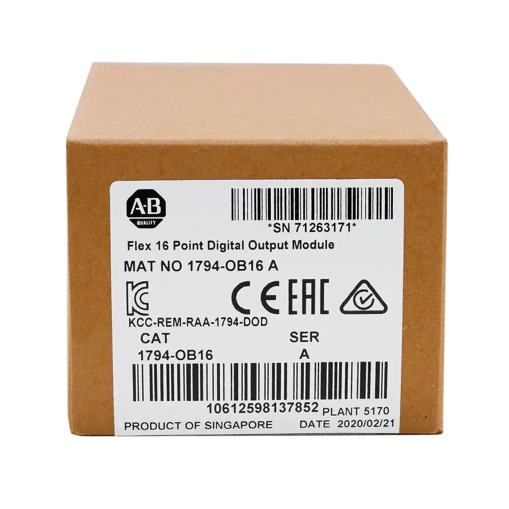 

Новый заводской герметичный цифровой выходной модуль 1794-OB16 SER A Flex 16 Point
