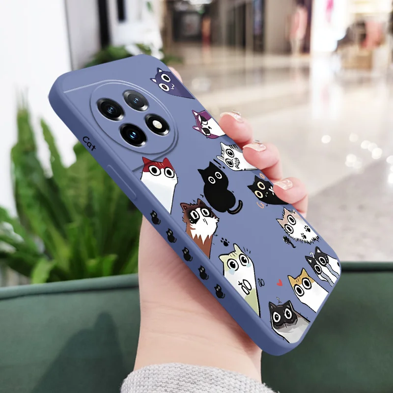 Чехол для телефона Watch Calico Oneplus 12 12R 11 11R 10 10R 10T 9R 9RT 9 8T 8 7 7T Pro 5G жидкий силиконовый