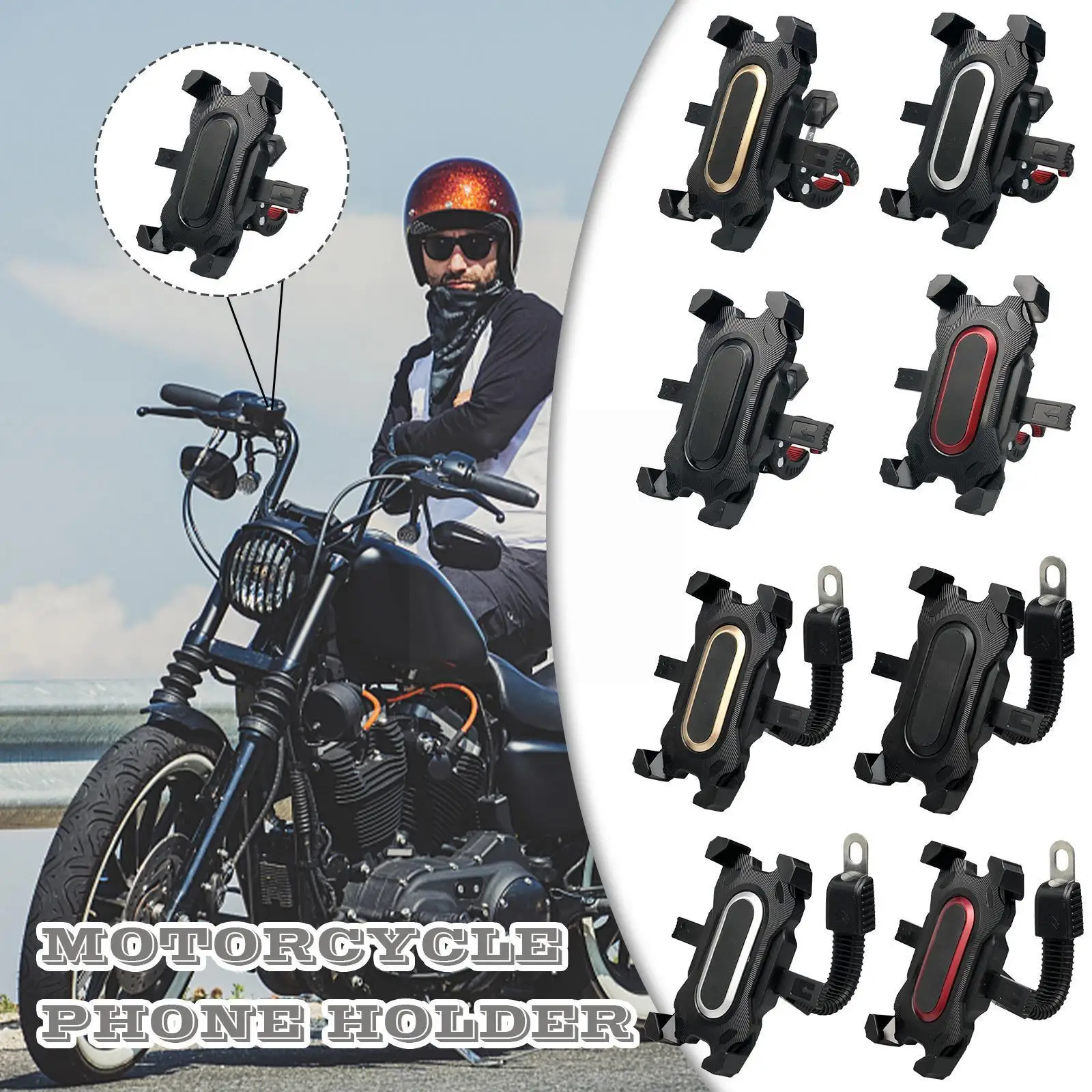 

Автомобильный держатель для телефона, на мотоцикл, велосипед