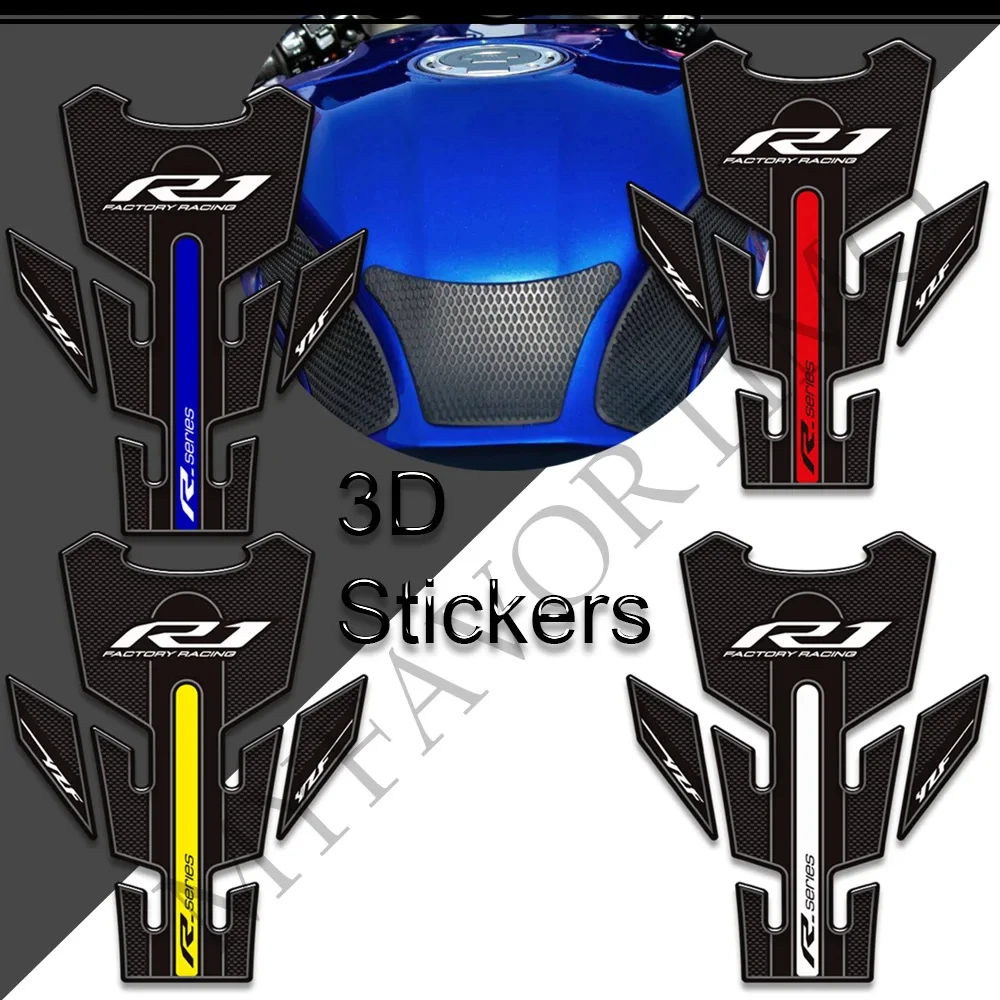 YZFR1 для YAMAHA мотоциклетная защита 3d клейкие наклейки на бак Pad ручки газ мазут