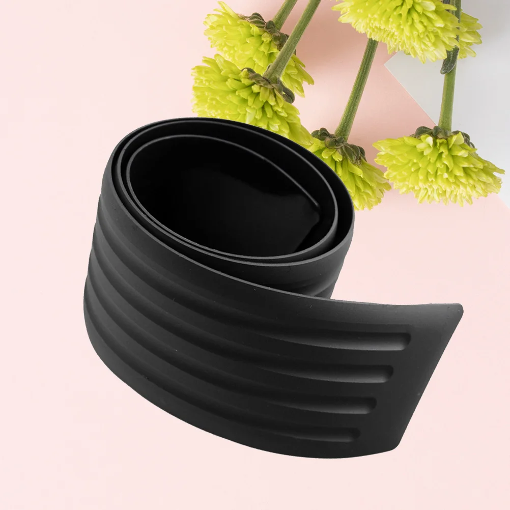 

90 см лента для защиты от столкновений, защита заднего бампера, резиновая полоса, устойчивая к царапинам, простая установка, универсальный декор автомобиля