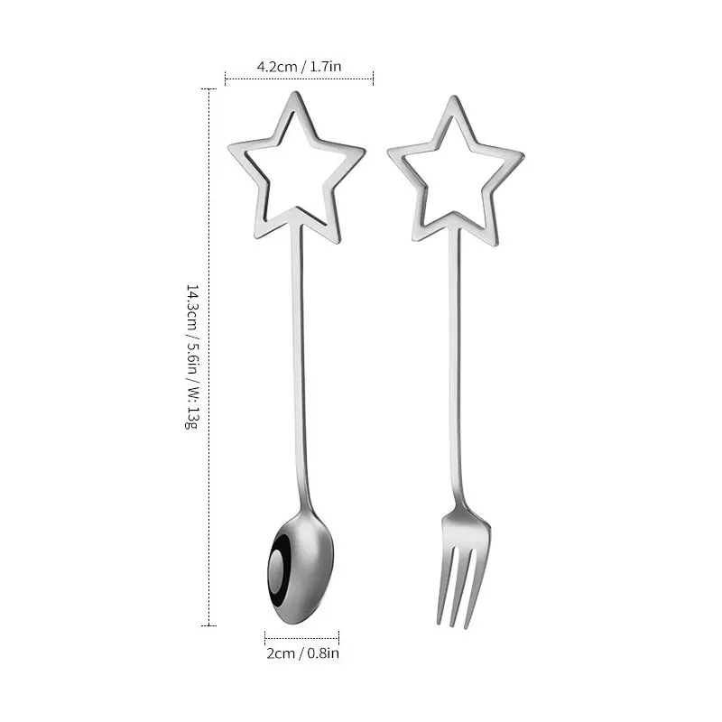 

2 шт. кофейные ложки из нержавеющей стали 304 pluiea