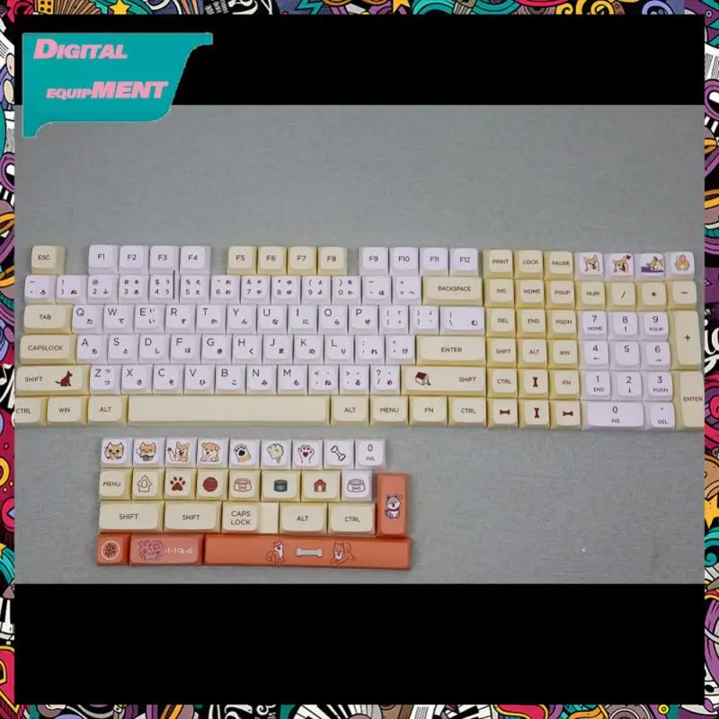 

Xda набор механических колпачков для механической клавиатуры под заказ, 139 клавиш