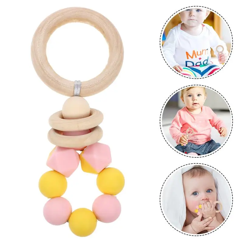 

1Pc Baby Teether Health Care Molar Toy Tactile Cognition Food Grade Silicone Newborn Grip Teething Toys Bby Shower Gift BPA Free