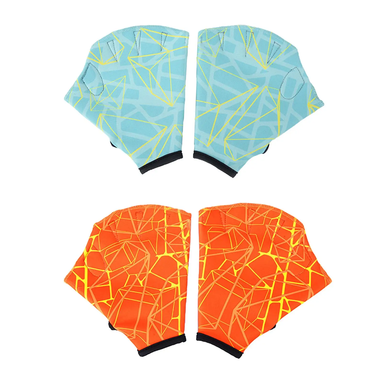 

Swimming Gloves Fit Swim Training Gloves Webbed Training Gloves for Swimming Diving with Wrist Strap