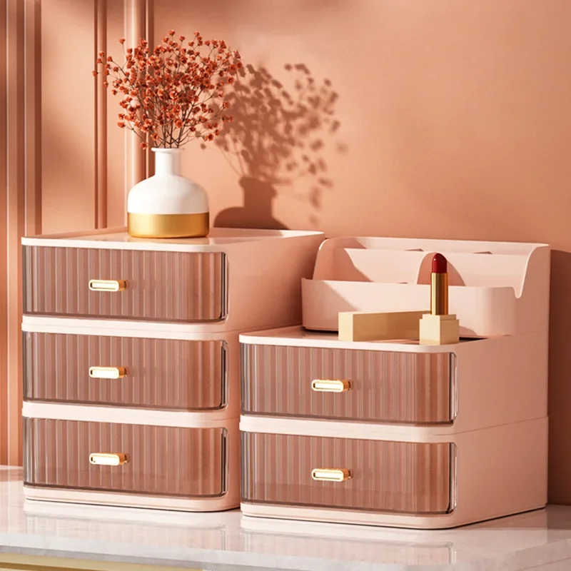 

Up Skincare Brush Box Storage Make Cosmetic Container Lipstick Makeup Luxury Desktop Drawer Type Organizer Holder Makeup