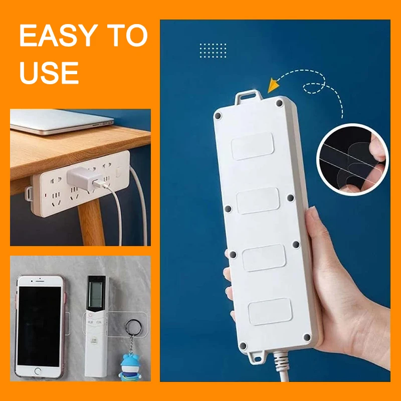 Многоразовая Волшебная двусторонняя клейкая лента Прозрачная ПВХ настенные