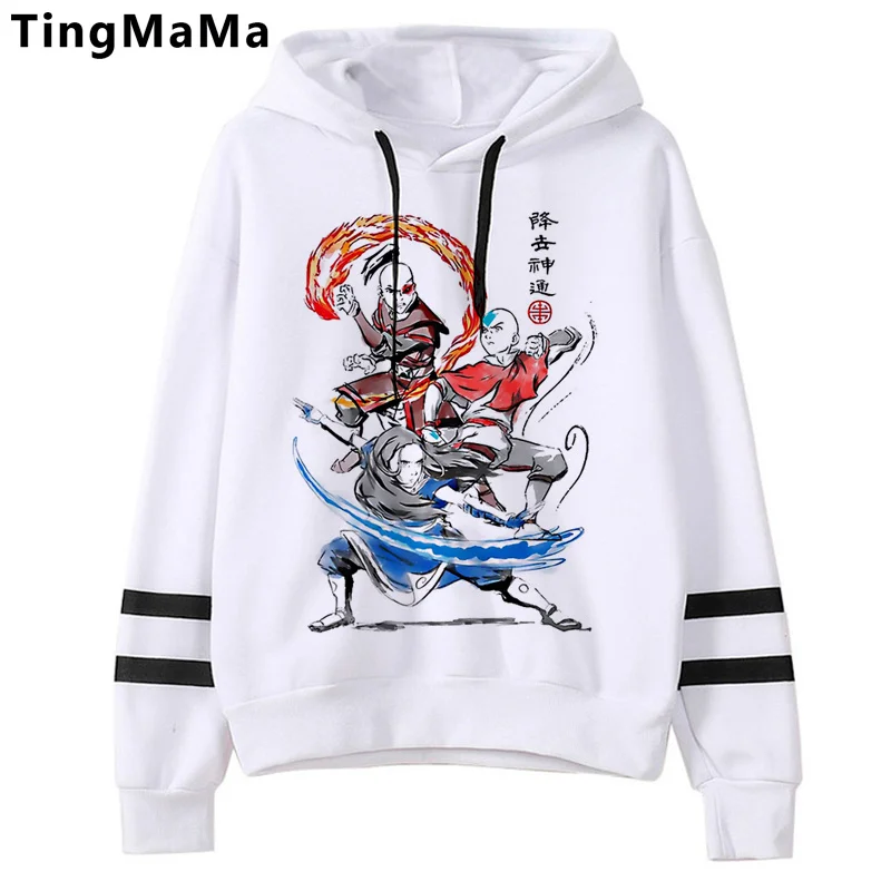 

Аватар, Последние толстовки Airbender Appa, мужская одежда с принтом аниме, эстетика y2k
