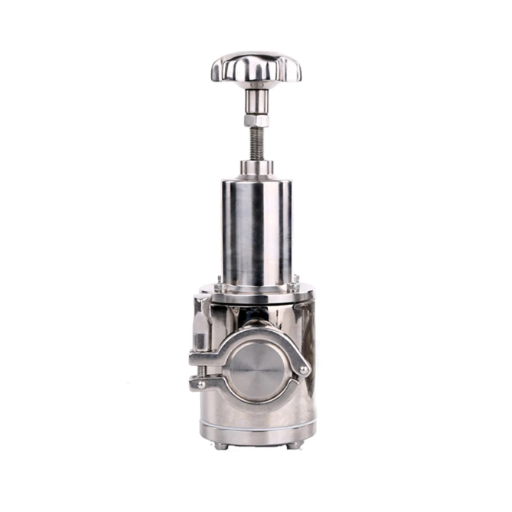 

Sanitary Stainless Steel Steam Adjustable Pressure Relief Valve