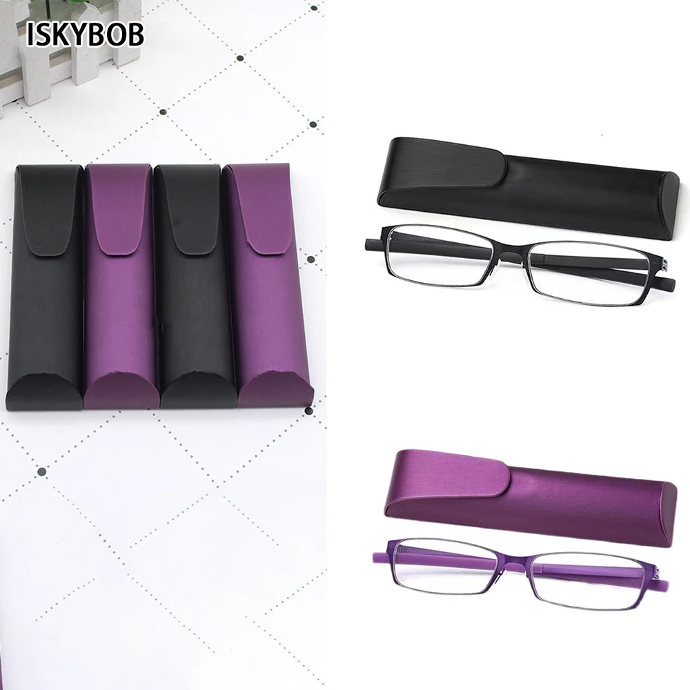 

Fashion Handmade Clamshell Glasses Case Personalized Reading Glasses Case Trendy Optical Pen Barrel Sunglasses Box Case