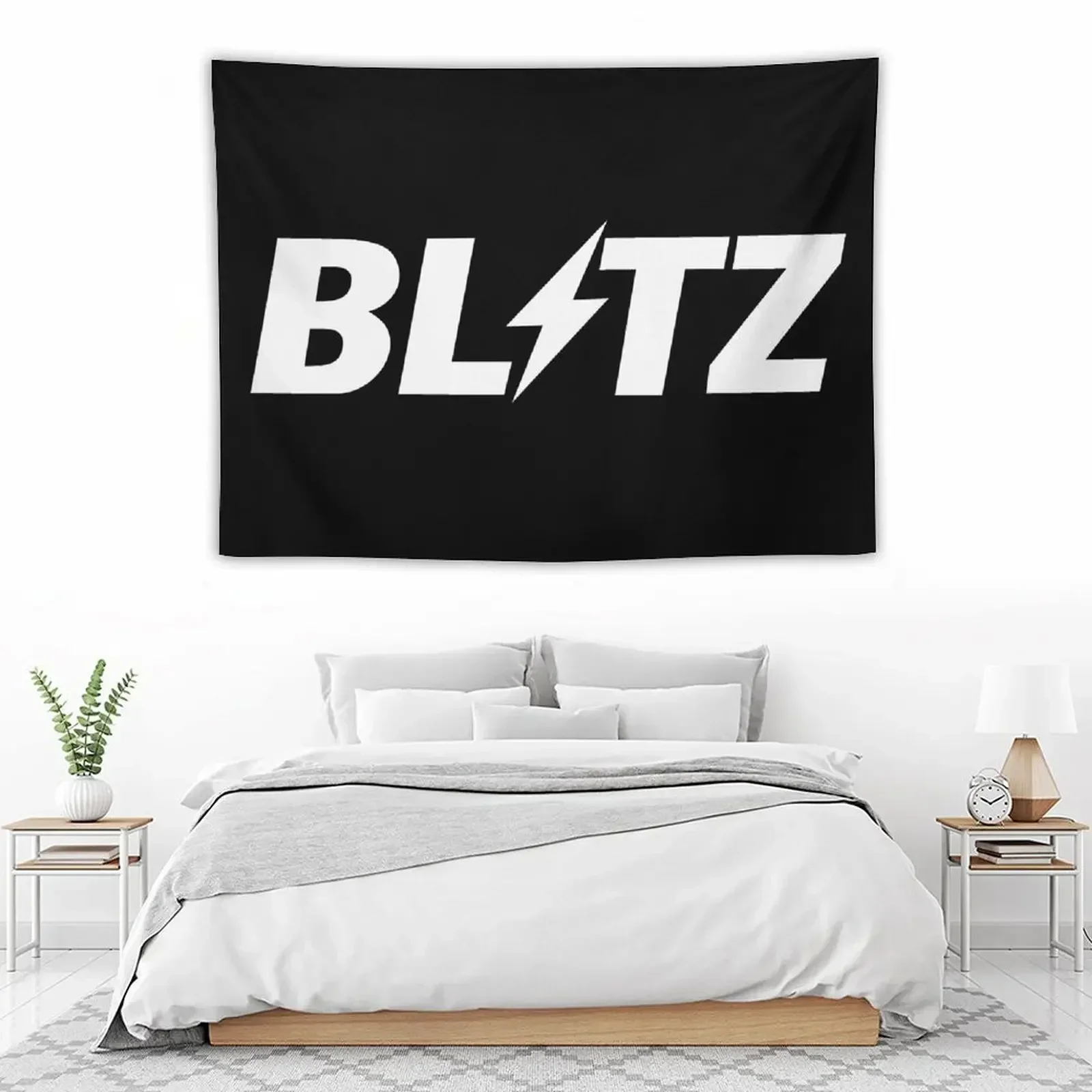 Белый гобелен Blitz JDM на заказ для украшения спальни фотографии настенный комнаты