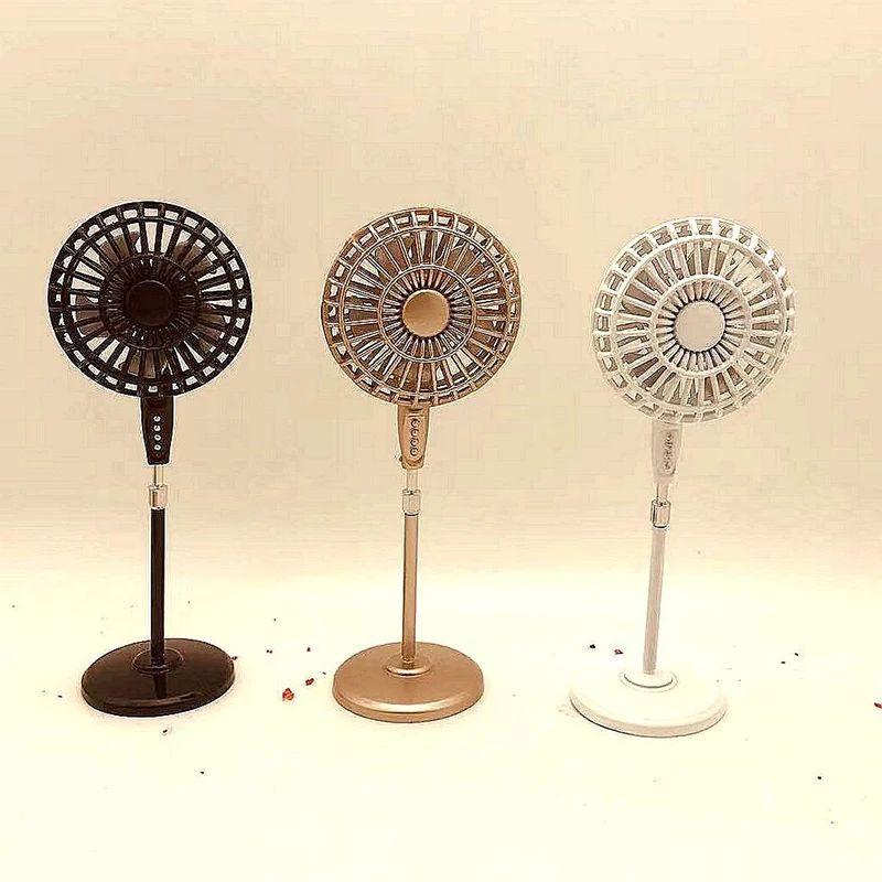 

1/12 OB11 Doll House Soldiers Scene Accessories Floor Fan Bjd Miniature Hand Model Fit 12" Action Figure Body
