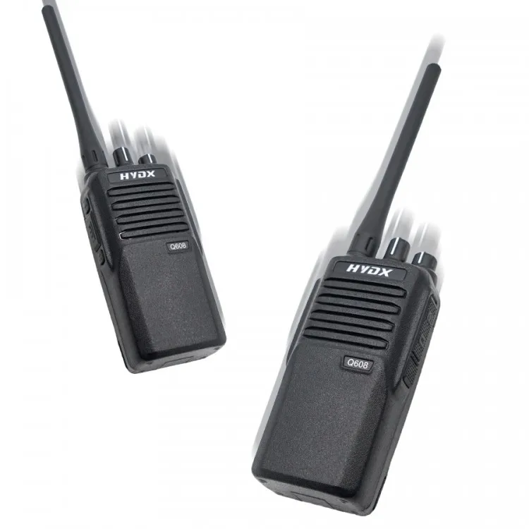 HYDX Q608 HAM Two Way Radio 10W Max UHF 400-470Mhz Scrambler Encryption Compandor Programmable Wireless Communicator