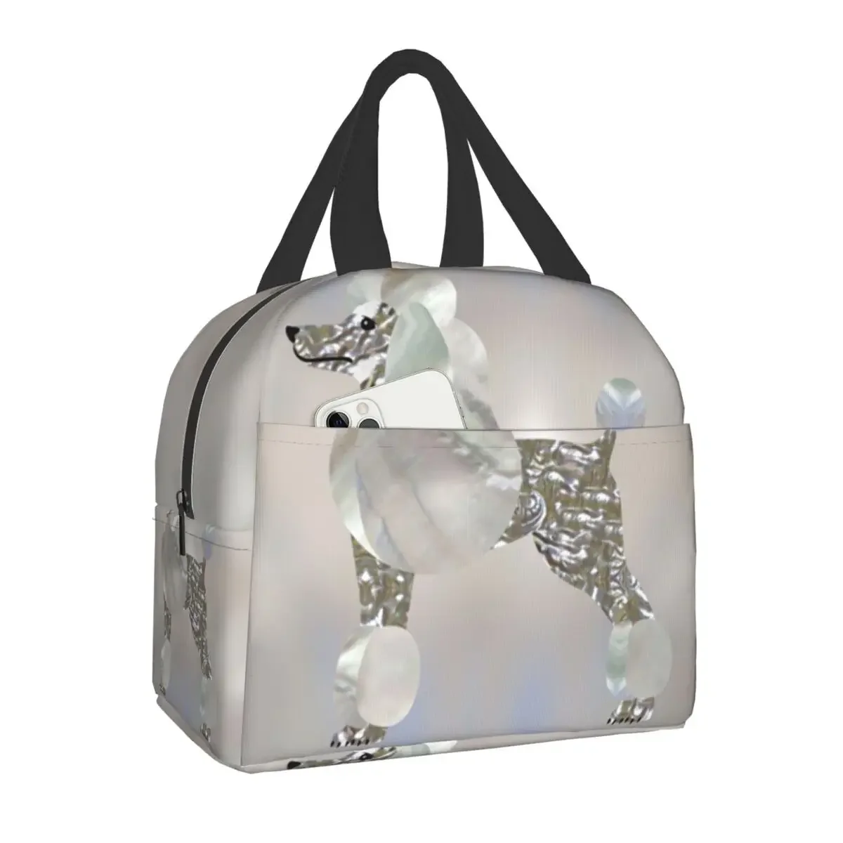 Роскошный изолированный Ланч-бокс с жемчугом и морской собакой для женщин