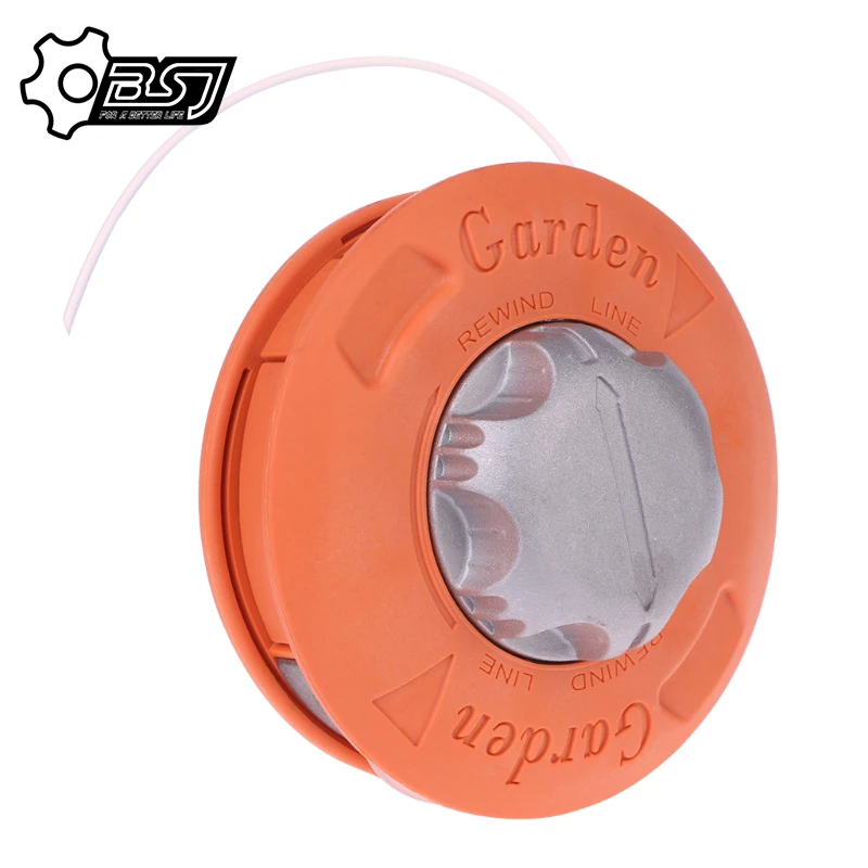 

Universal M10 Aluminum Nylon Brush Mower Bump Spool Grass Trimmer 2 Lines Cutter Head Thread Line String Saw Strimmer Garden