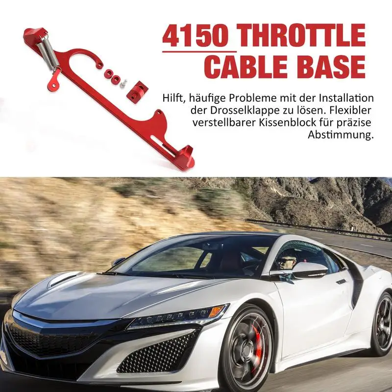 

Carburetor Throttle Bracket Heavy Duty Aluminum Alloy Throttle Cable Bracket Pull Cable Bracket With Return Spring Portable