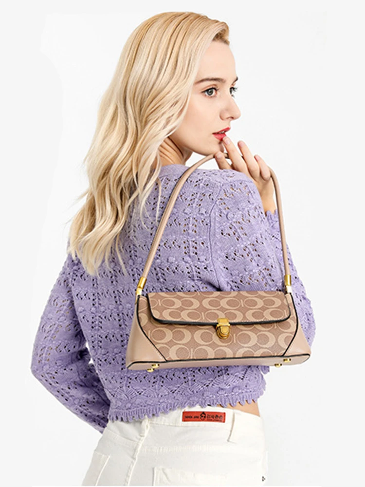 

2022 Ретро дизайнерская сумка для подмышек, новые женские модные сумки-Хобо, геометрический цвет