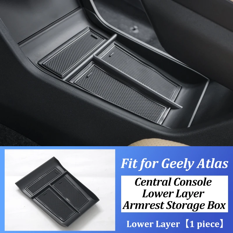 

LINNUNU, подходящая для Geely Atlas II Starray Boyue L центральное управление автомобиля, нижняя коробка для хранения, центральный контроллер, органайзер, автомобильные аксессуары