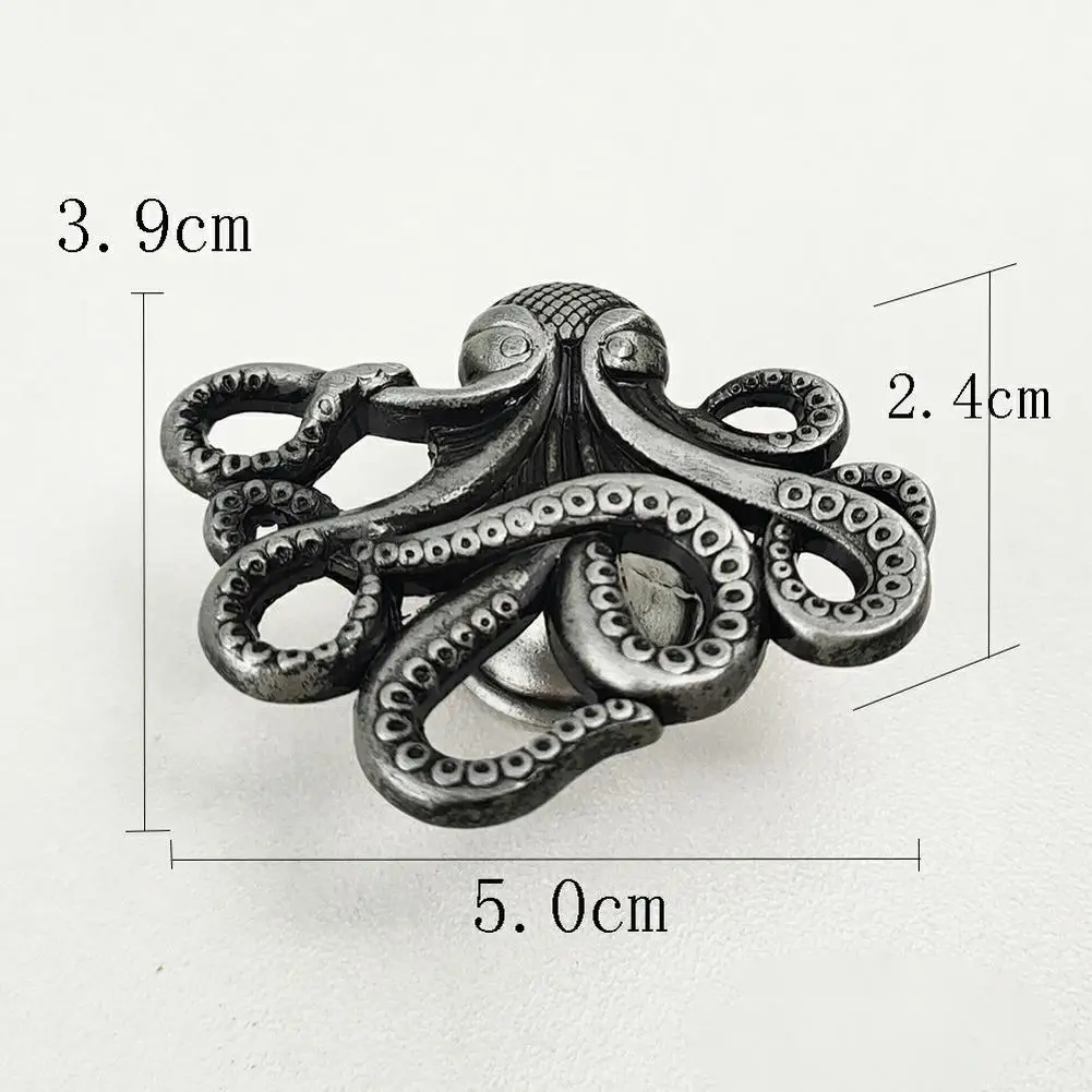 Ящик в форме осьминога ручка из цинкового сплава для мебели ручки шкафов детской