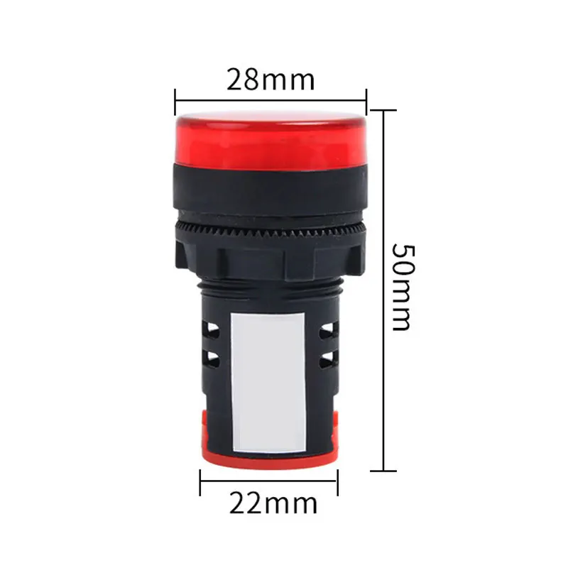 Индикатор 22 мм светодиодная лампа сигнальная индикатор питания 7GZ светильник