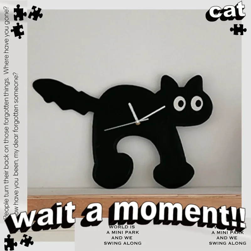 Милые минималистичные настенные часы акриловый дизайн современные креативные