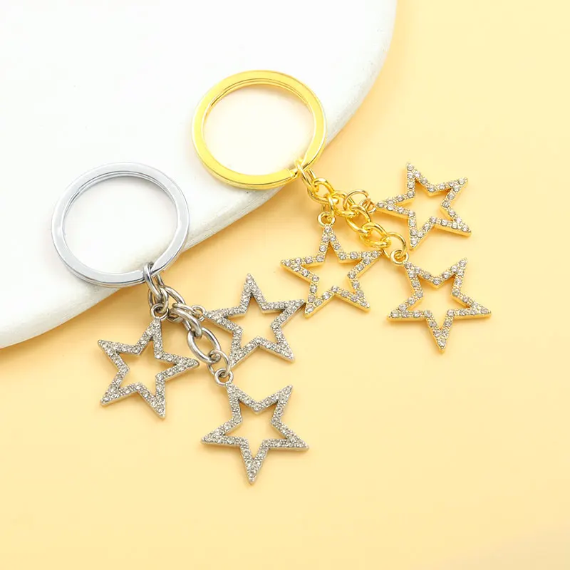 Новинка трендовый брелок для ключей мужчин и женщин с металлическими