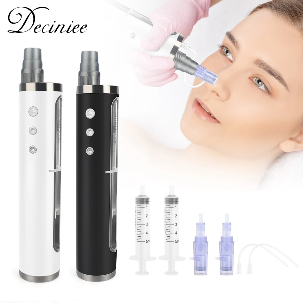 

LCD Hydra Injector Derma Pen Anti Wrinkle Water Mesotherapy Microneedles Nano Mesogun Beauty Salon Face Care Treatment Machine