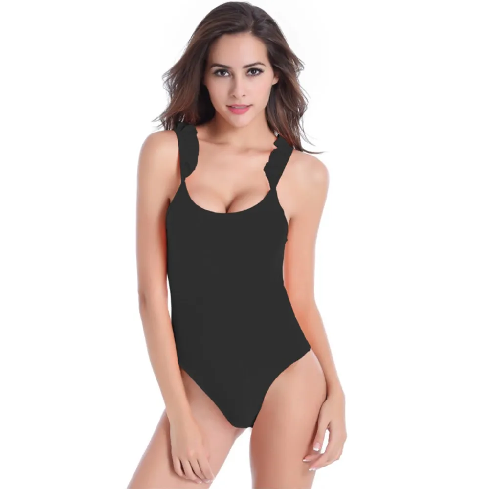 

One Piece Women Sexy Swimwear High-Cut Thong Bodysuit Female Bikini SwimSuit Sleeveless Backless Plus Size Swimwear Bathing 2022