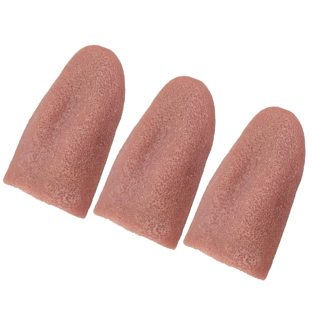

3 Pcs Festival Prank Toy Fool's Day Trick Steel Needle Simulation Tongue False Silica Gel
