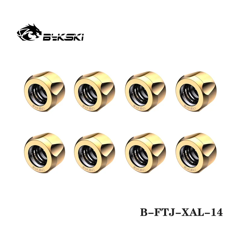 Bykski фитинги для жесткой трубки OD14 мм G1/4" 8 шт.